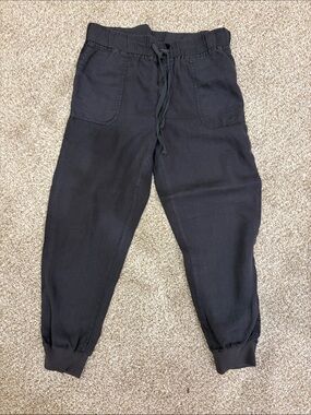 Caslon Black Drawstring Jogger Pants